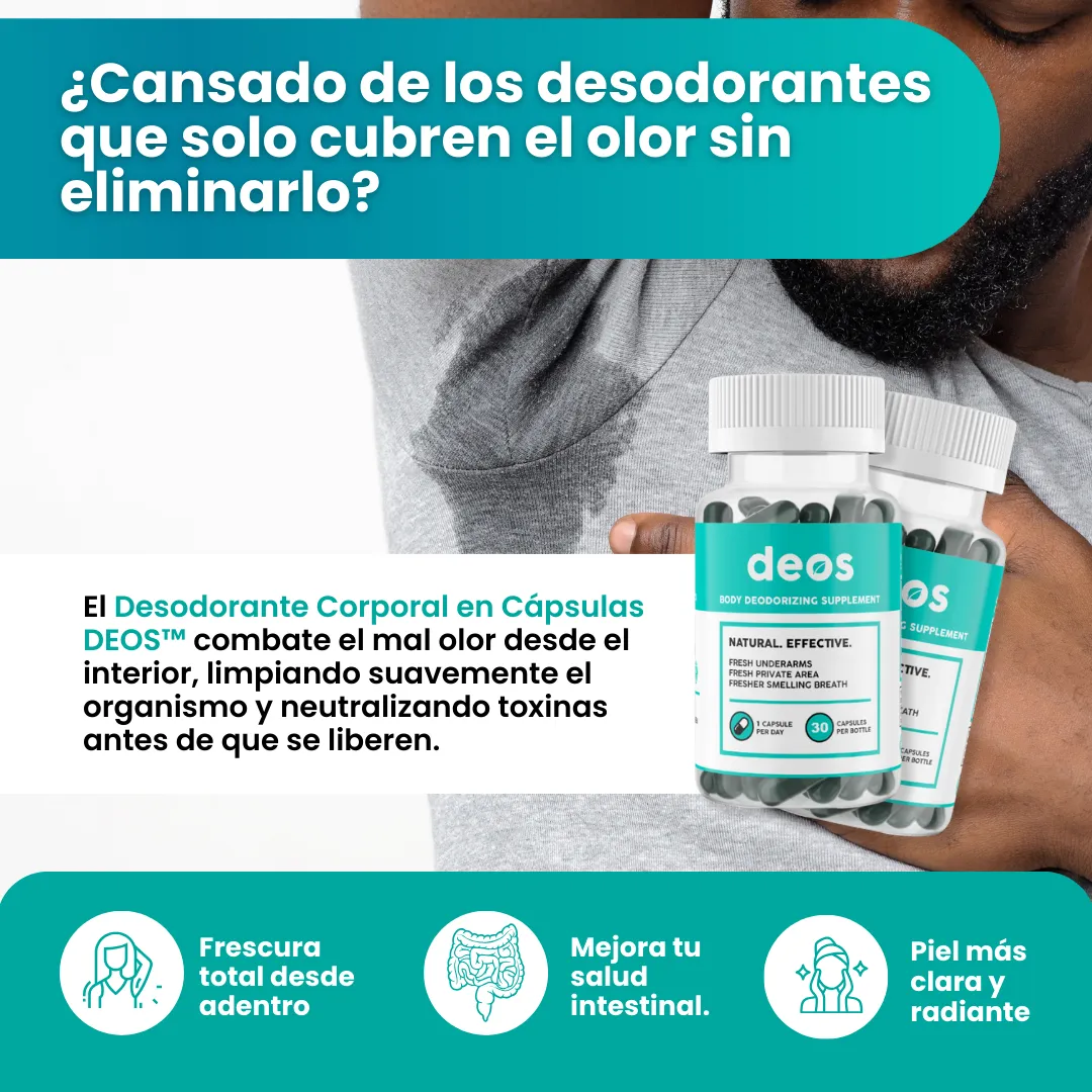 ¿Cansado de los desodorantes que solo cubren el olor sin eliminarlo?