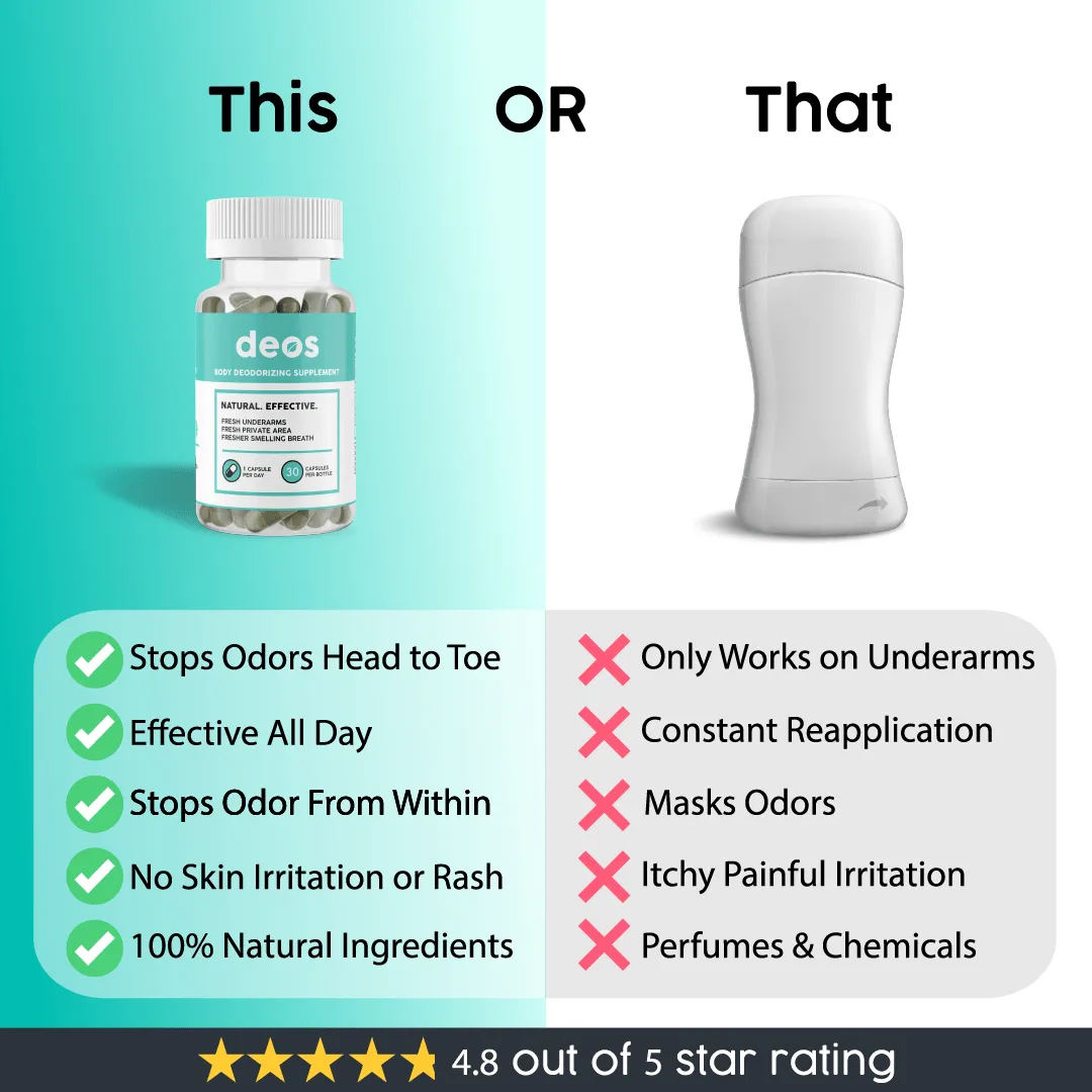 This or That - DEOS vs desodorante tradicional